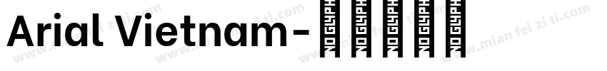 Arial Vietnam字体转换